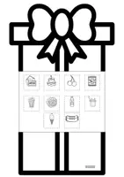 Vista previa - Tarjetas / Manipulativos - MY BIRTHDAY (FOOD: He/She likes, He/She doesn’t like) - página 3