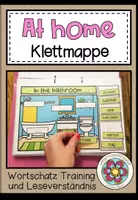 Vorschau - Arbeitsblätter - AT HOME - Klettmappe - Deckblatt