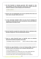 Vorschau - Arbeitsblätter - Geschichten spannend schreiben - Erzählung - Seite 1