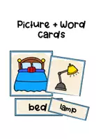 Vorschau - Bildkarten - AT HOME - Picture + Word Cards - Seite 1