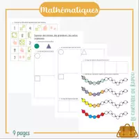 Aperçu - Feuilles d'exercices - Livret d'évaluations moyenne section. Livret de réussites. - Page 3