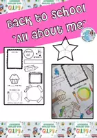 Vista previa - Manualidades / Dibujos para colorear - All about me - Portada