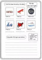 Vorschau - Arbeitsblätter - Holiday Vocabulary: Transport, vehicles - Seite 3