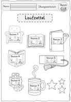 Vorschau - Arbeitsblätter - Übungswerkstatt | Deutsch | Fit für Klasse 2 | Schulbeginn zweite Klasse | Rückblick Deutsch | Stationenlernen - Seite 3
