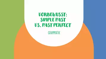 Vorschau - Arbeitsblätter - Simple Past vs Past Perfect - (vor)bewusst kennenlernen - Deckblatt