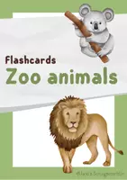 Vorschau - Bildkarten - Flashcards - Zoo animals - Deckblatt
