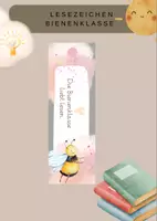 Vorschau - Poster - Lesezeichen für die Bienenklasse – Süße Begleiter für kleine Leser - Deckblatt