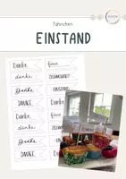 Vorschau - Anderer Materialtyp - Neue Schule/ Einstand • Fähnchen Kuchen/ Muffins - Deckblatt