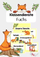 Vorschau - Poster - Fuchs Klassendienste Fuchsklasse - Deckblatt