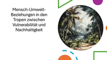 Vorschau - Präsentationen/Tafelbilder - Präsentation: Geographie der Tropen - Deckblatt