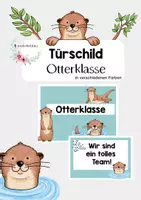 Vorschau - Poster - Otterklasse Türschild - Deckblatt