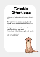 Vorschau - Poster - Otterklasse Türschild - Seite 1