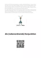 Vorschau - Arbeitsblätter - Konjunktion (Erklärungen, Aufgaben & Lösungen) - Deckblatt