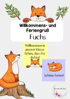 Vorschau - Poster - Materialpaket Fuchsklasse - Seite 1