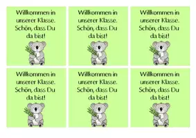 Vorschau - Poster - Materialpaket Koalaklasse - Seite 3