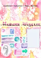 Vorschau - selbst erstellte Cliparts/Grafiken - Aquarell Clipart zur Materialgestaltung - Deckblatt