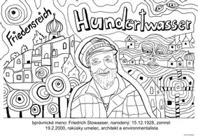 Náhľad - UMENIE: Hundertwasserov farebný obrázok - strana 1