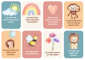 Vorschau - Poster - Affirmationskarten für Kinder und Erwachsene - Seite 1