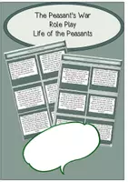 Vorschau - Stundenentwürfe - Geschichte-bili-The Peasant's War-Role Play-Life of the Peasants - Deckblatt
