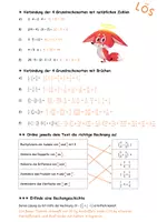 Vorschau - Arbeitsblätter - Verbindung der 4 Grundrechnungsarten mit Brüchen - Seite 2