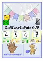 Vorschau - Bildkarten - Zahlenplakate 0-10 - Deckblatt