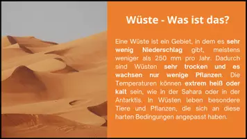 Vorschau - Arbeitsblätter - Wüsten – Lernkarten & Übungen (Erdkunde Sek I) - Seite 2