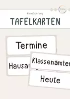 Vorschau - Anderer Materialtyp - Tafelkarten Beige/ Neutral - Deckblatt