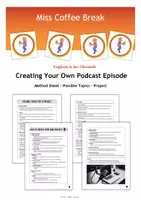 Vorschau - Merkblätter - Creating your own podcast (Method Sheet + Topics | Englisch EF Q1 Q2) - Deckblatt