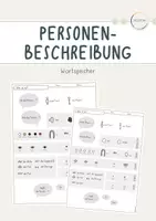 Vorschau - Arbeitsblätter - DaZ - Wortschatz Personenbeschreibung: Wer ist es? - Deckblatt
