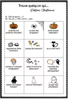 Vorschau - Arbeitsblätter - Trouve quelqu'un qui ... Édition: Halloween (Find someone who...) - Seite 1