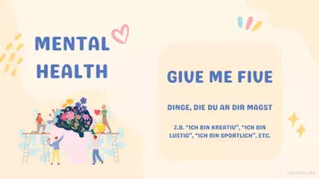 Vorschau - Präsentationen/Tafelbilder - Give me five - Karten für das Üben täglicher Achtsamkeit - Seite 3