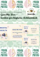 Vorschau - Präsentationen/Tafelbilder - Give me five - Karten für das Üben täglicher Achtsamkeit - Deckblatt