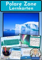 Vorschau - Arbeitsblätter - Polare Zone – Lernkarten & Übungen zu Arktis & Antarktis (Erdkunde Sek I) - Seite 1