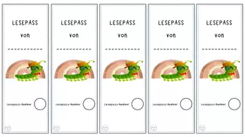 Vorschau - Arbeitsblätter - Lesepass: Regenbogen | Boho - Seite 2