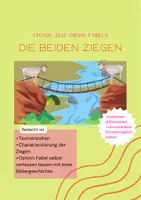 Vorschau - Arbeitsblätter - Fabeln: Charakterisierung & Schreibauftrag ,,Zwei Ziegen” - Deckblatt