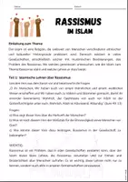 Vorschau - Arbeitsblätter - Rassismus im Islam - Deckblatt