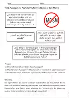 Vorschau - Arbeitsblätter - Rassismus im Islam - Seite 1