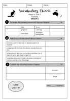 Vorschau - Arbeitsblätter - Materialpaket: More! 4 Enriched Vocabulary checks - Seite 2