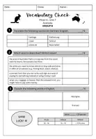 Vorschau - Arbeitsblätter - Materialpaket: More! 4 Enriched Vocabulary checks - Seite 3