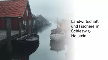 Vorschau - Präsentationen/Tafelbilder - Fischerei und Landwirtschaft in Schleswig-Holstein - Präsentation - Deckblatt