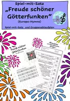 Vorschau - Arbeitsblätter - Freude schöner Götterfunken- SpielmitSatz - Europahymne - Klasse 2 bis 5 - Seite 1