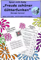 Vorschau - Arbeitsblätter - Freude schöner Götterfunken- SpielmitSatz - Europahymne - Klasse 2 bis 5 - Deckblatt