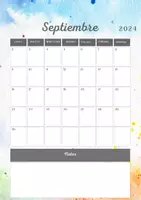 Vista previa - Decoración del aula - Calendario escolar 2024-2025 - página 1