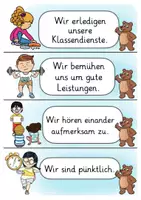 Vorschau - Arbeitsblätter - Bärenklasse Sorglospaket für das Klassentier Bär in der Grundschule - Seite 3