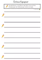 Vorschau - Arbeitsblätter - Texte schreiben/Entwurfspapier/Überarbeitung in der Schreibzeit - Seite 3
