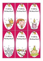 Vorschau - Mal- und Bastelvorlagen - Weihnachten Grüße kostenlos - Seite 1