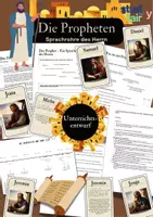 Vorschau - Stundenentwürfe - Die Propheten des AT - 3h Unterrichtsentwurf - Schüler lernen die Bibel kennen - Deckblatt