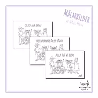 förhandsvisning - Målarbilder olikheter - försättsblad