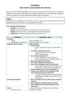 Vorschau - Fördermaterial/Inklusion - Schreibplan für einen Brief an das Zukunfts-Ich - Seite 1