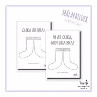förhandsvisning - Materialpaket Olikheter och sockor - sida 2